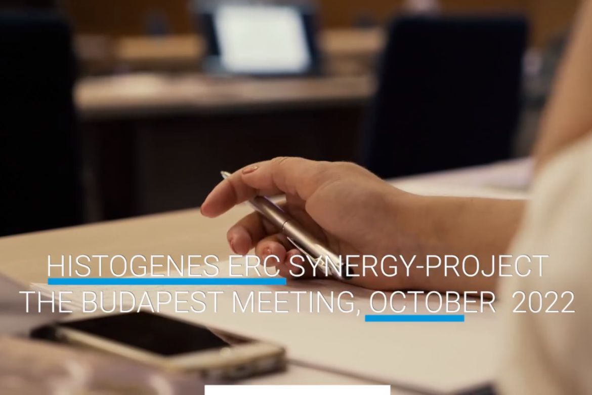 HistoGenes ERC annual meeting 2022 Budapest