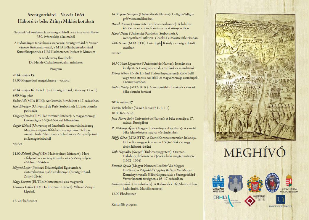 Konferencia a szentgotthárdi csata és a vasvári béke évfordulóján