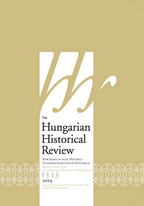 Megjelent a Hungarian Historical Review 2014. évi 3. száma