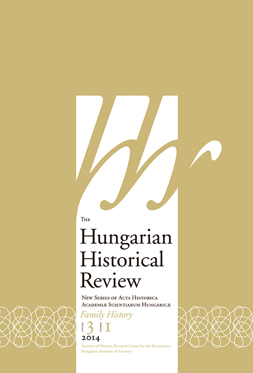 Megjelent a Hungarian Historical Review 2014. évi 1. száma