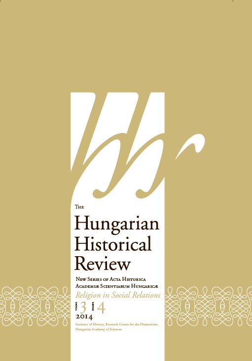 Megjelent a Hungarian Historical Review 2014. évi 4. száma