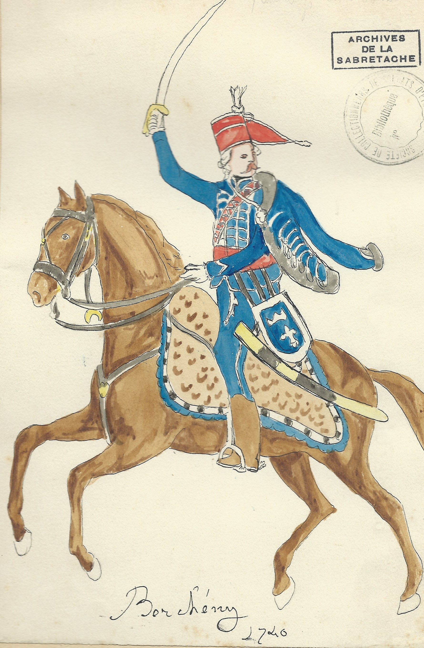 Bercheny Hussard 1746