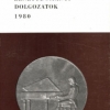 Zenetudományi Dolgozatok 1980